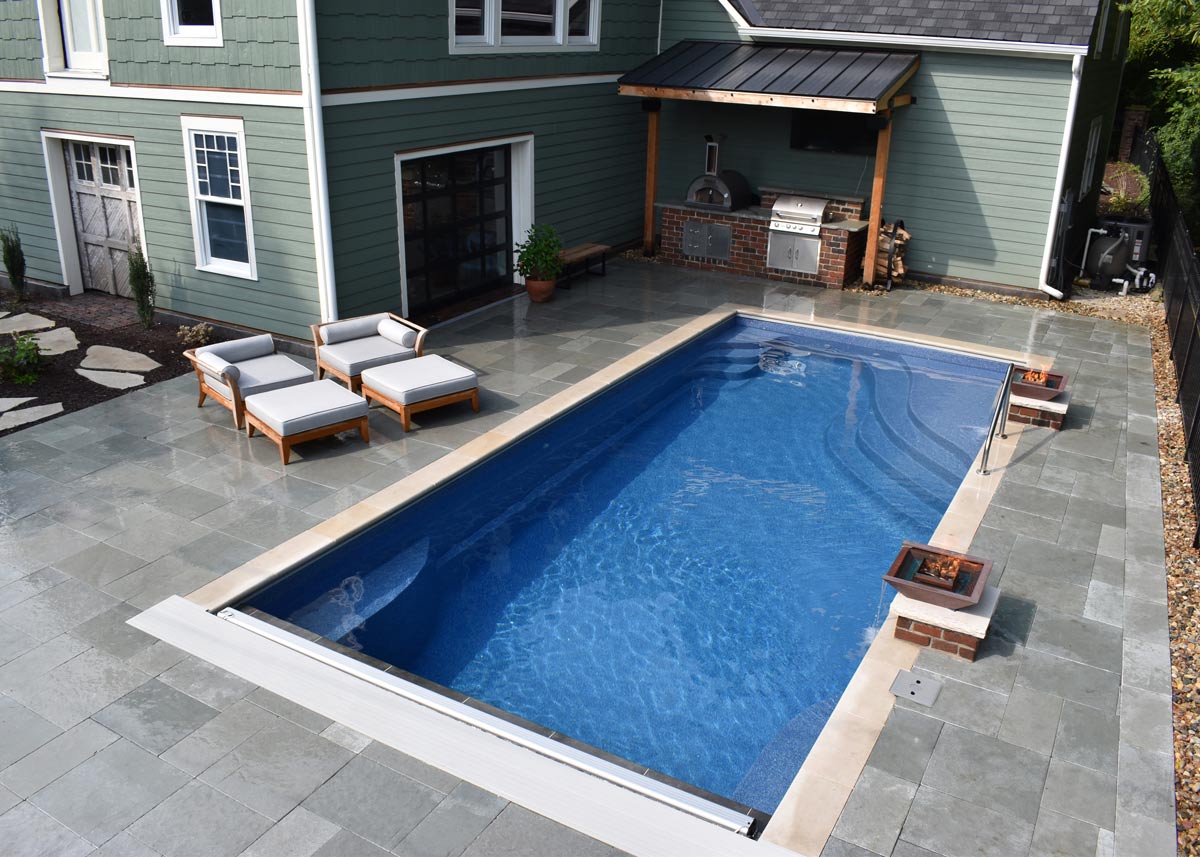 OLYMPIA 16 Pool installation in Shertz TX
